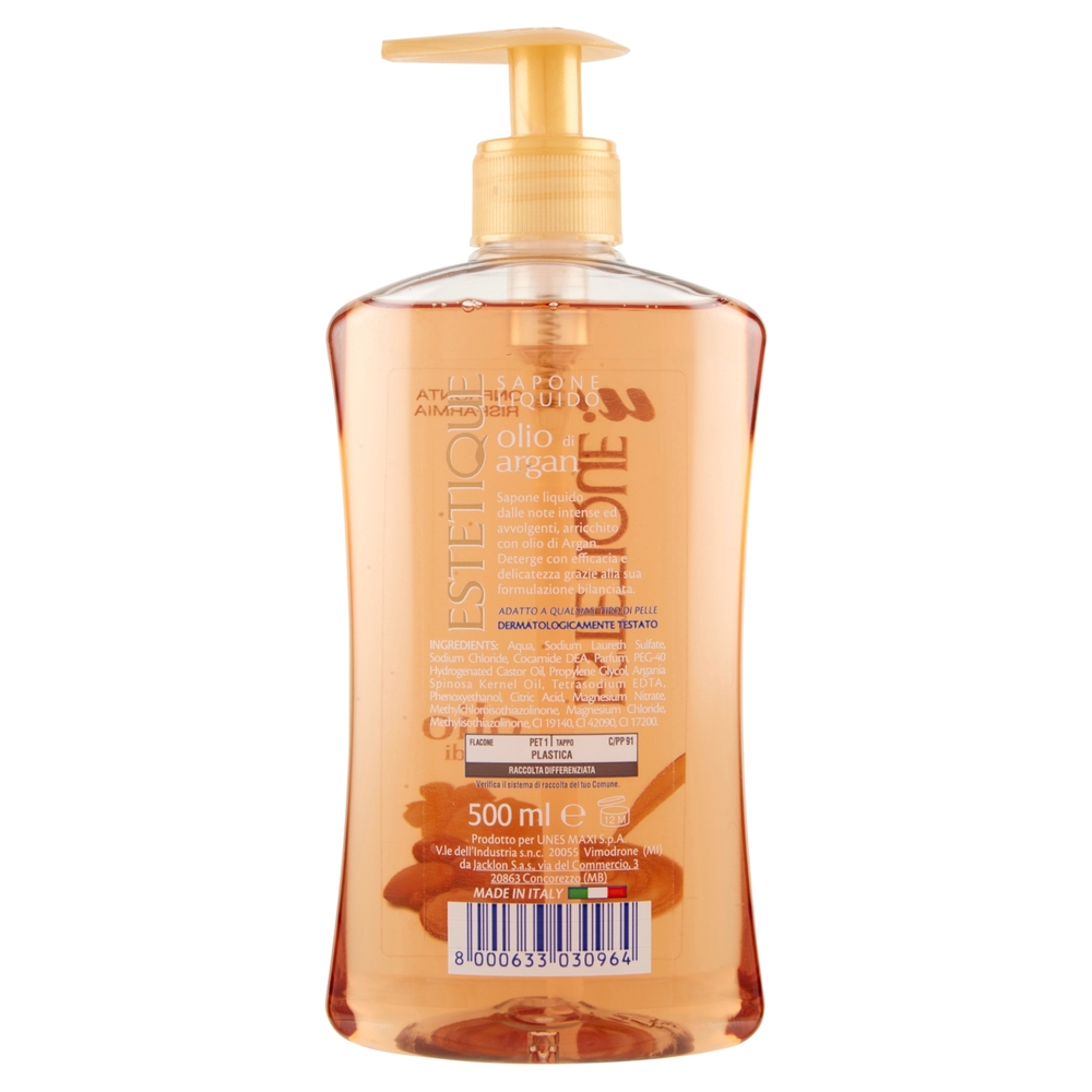 Sapone Liquido Vellutante Olio di Argan Estetique U! Confronta e Risparmia